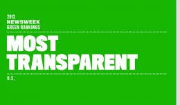 Newsweek Most Transparent list.