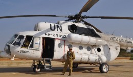 A United Nations Mil Mi-8 helicopter (RA-24492). (Photo by Sudan Envoy via wikimedia, CC-BY)