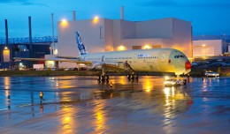 Airbus A350 XWB MSN-001. (Photo by P. Masclet/Airbus)