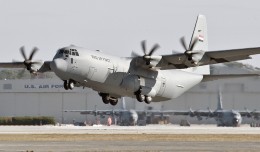 An Iraqi Air Force Lockheed Martin C-130J Super Hercules takes off. (Photo by Lockheed Martin)