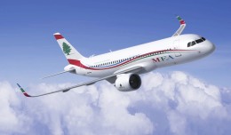 Middle East Airlines Airbus A320neo. (Rendering by Fixion/Airbus)