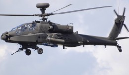A UK Army Air Corps Westland Apache WAH-64D Longbow (ZJ206).